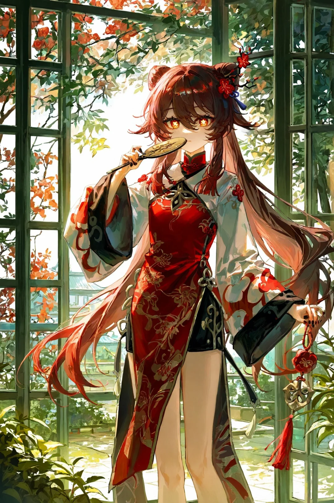 原神｜胡桃 香菱 刻晴 云堇｜旗袍｜壁纸