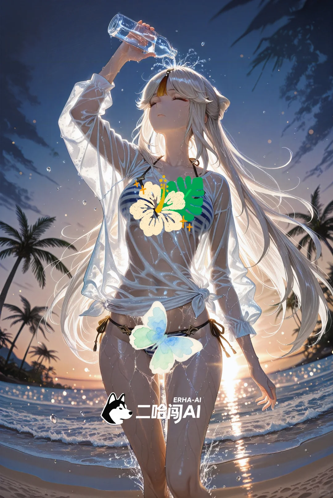 原神｜凝光｜泳后瞬间