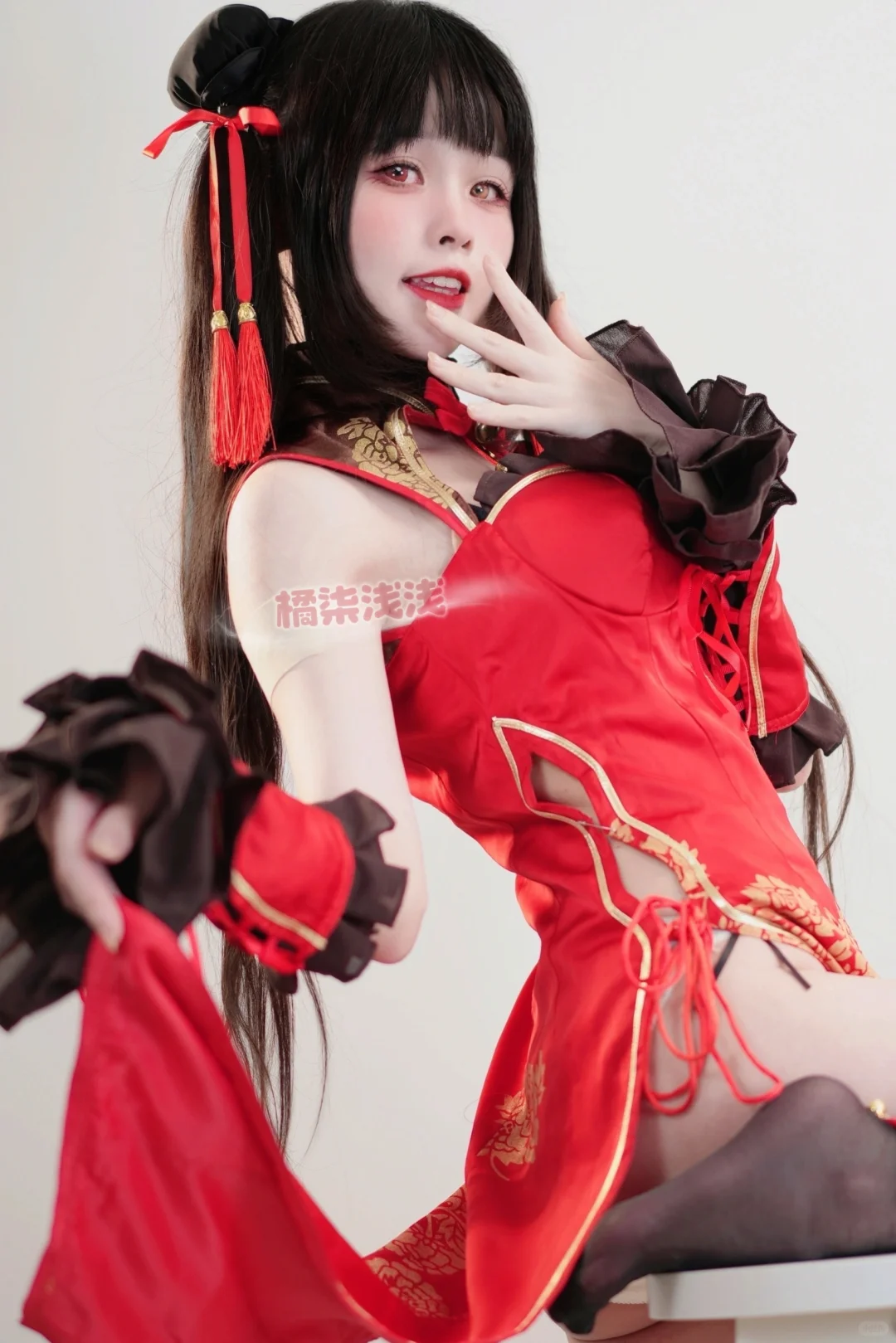 狂三旗袍♡这是士道桑喜欢的样子吗～
