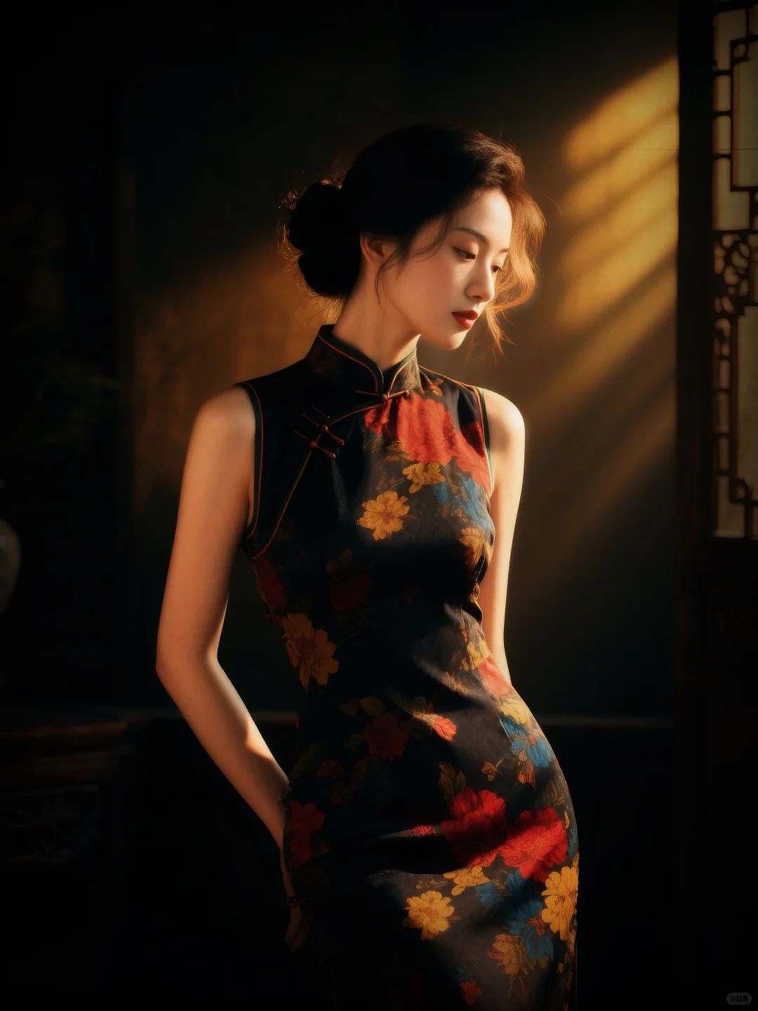 暗香浮动｜光影间游走的复古旗袍