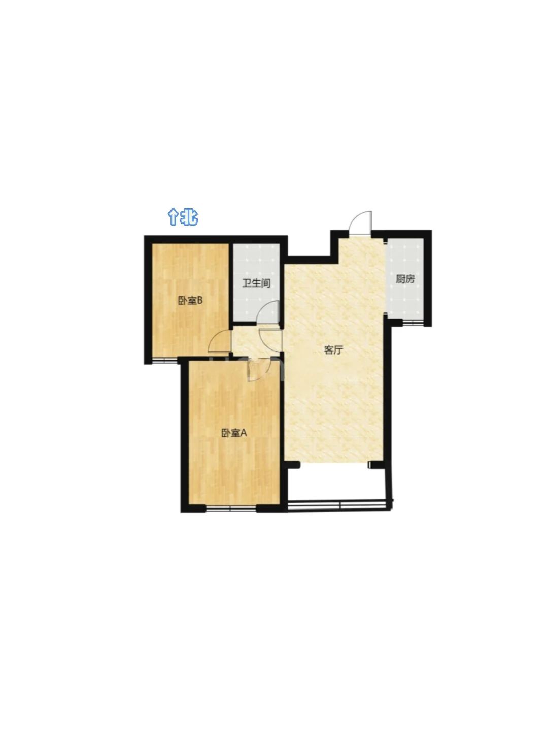 丛台路东段一套91个平，两个屋。装修很省事