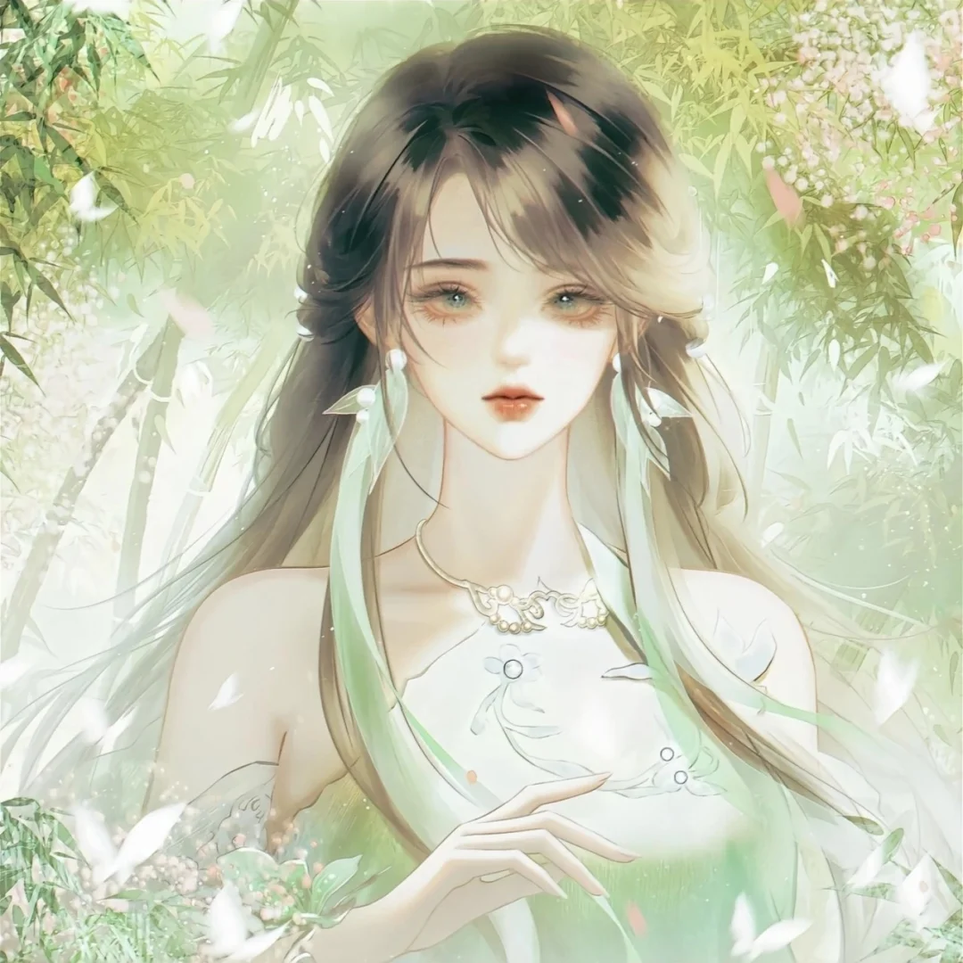 WeChat|古风女头|我是人间客 闲来听花语