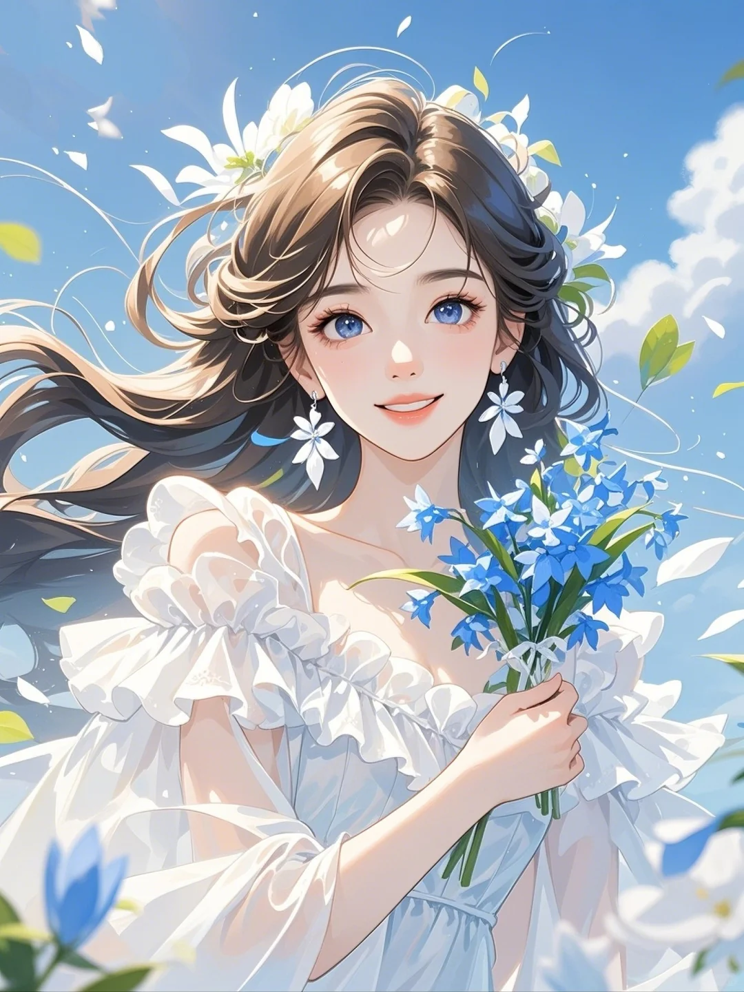 治愈插画/浪漫夏日氛围