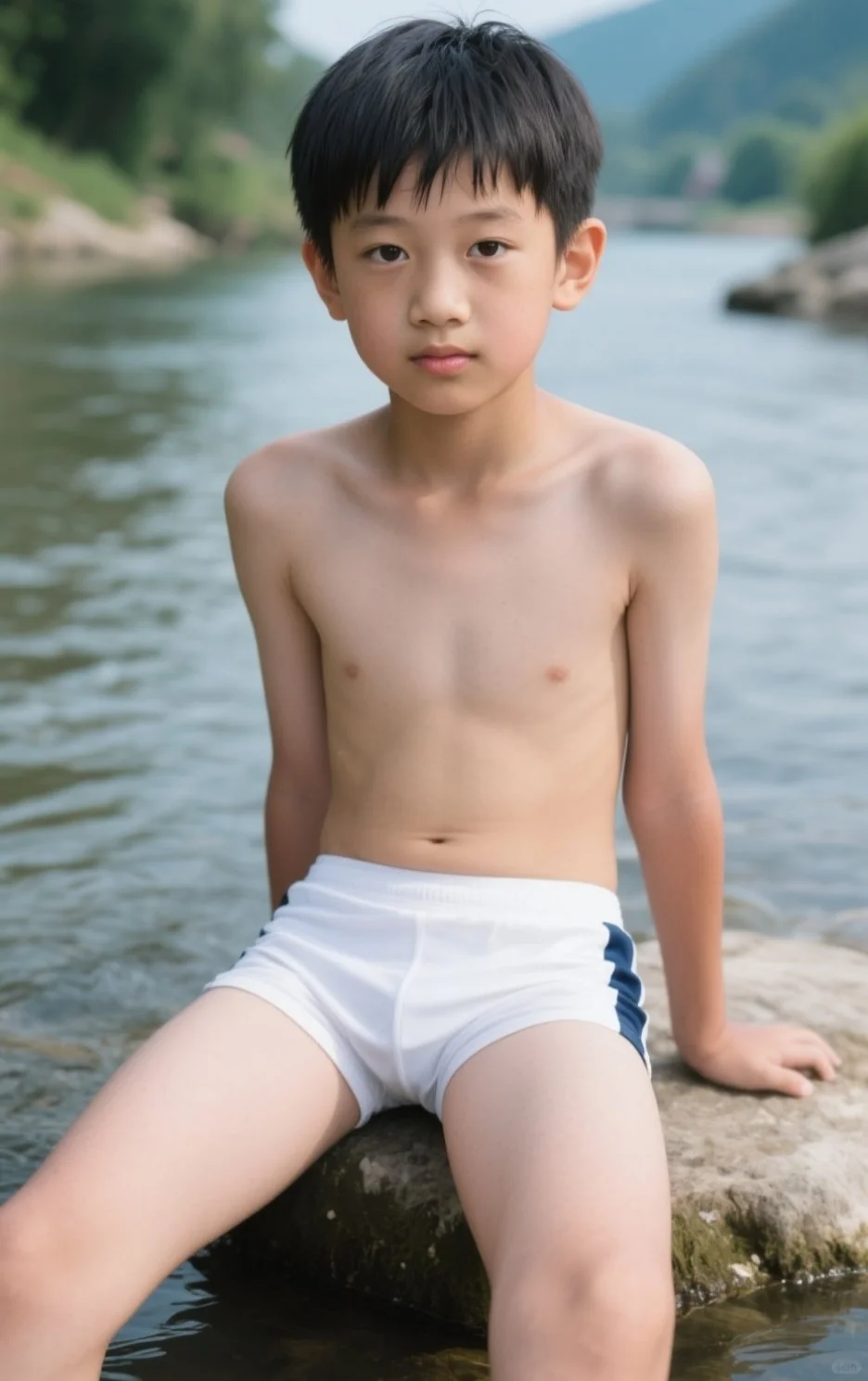 和游泳池的男孩，更配哦～