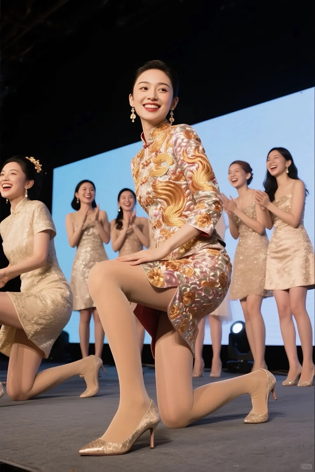 真的好美！旗袍舞太惊艳了～