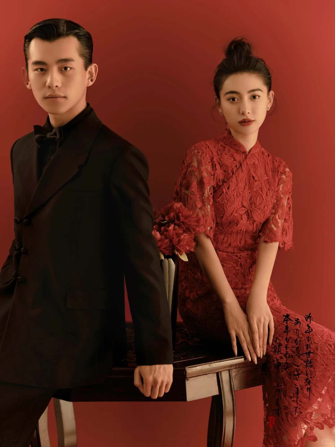 是更适合中国新娘体质的旗袍婚纱照！！！