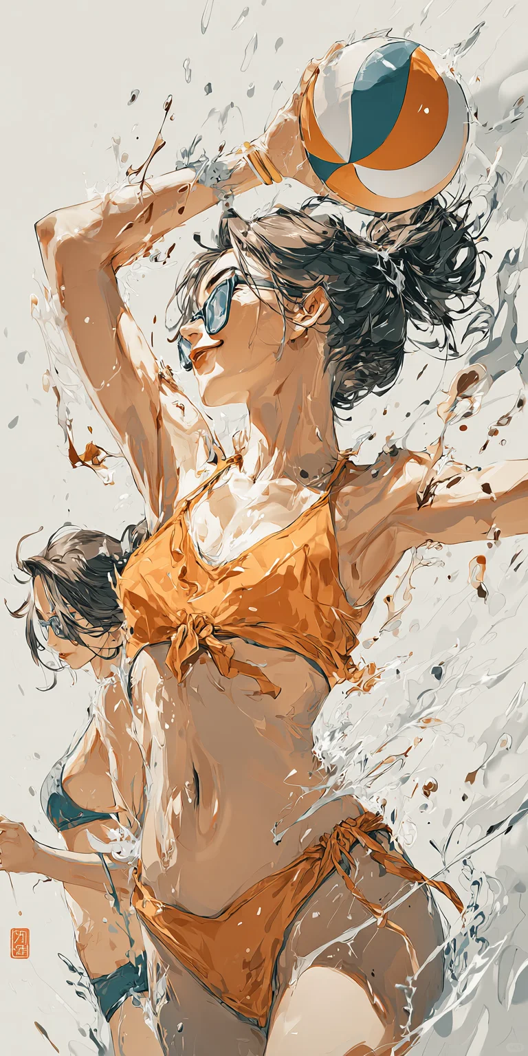 沙滩排球~