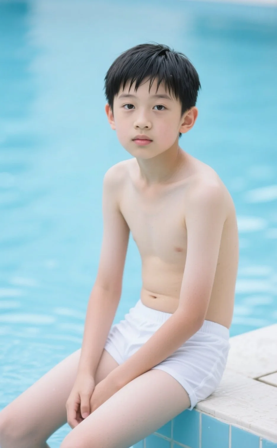 和游泳池的男孩，更配哦～