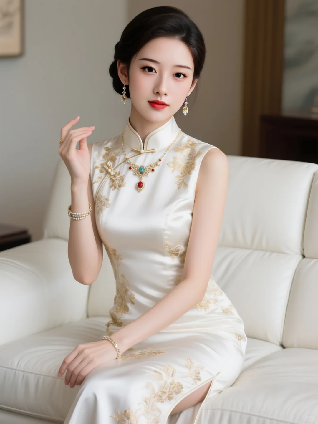 金绣穹律·白瓷纪元美女