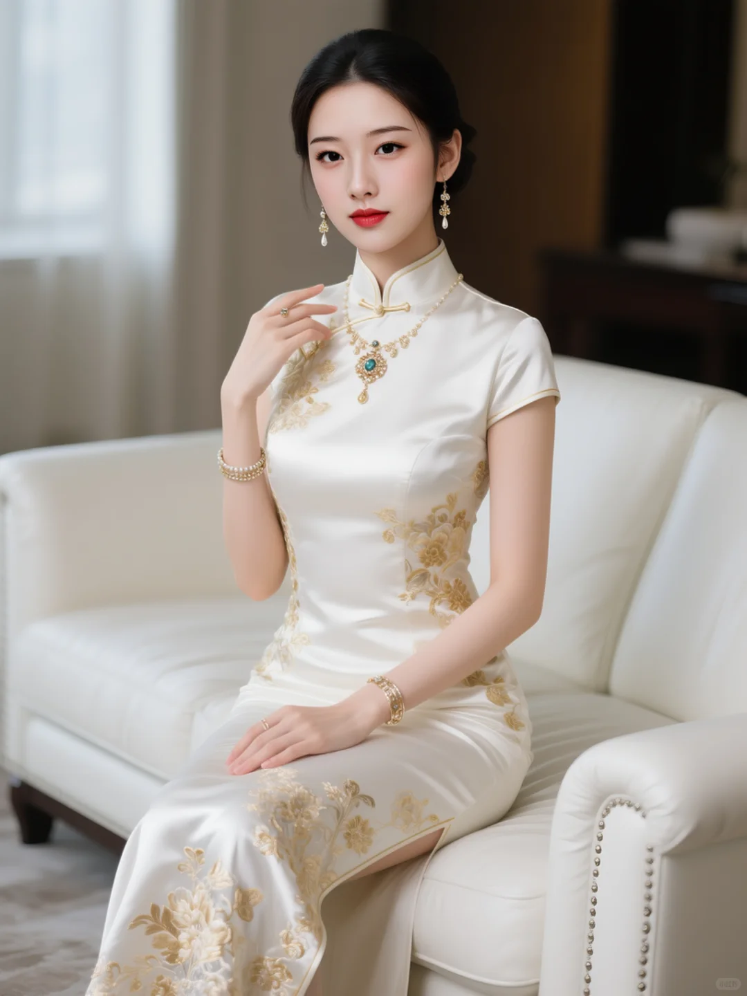 金绣穹律·白瓷纪元美女