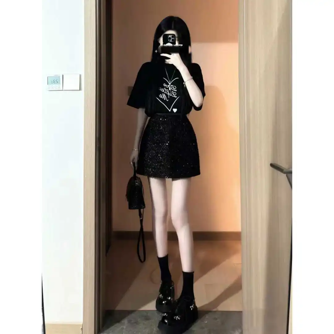 夏装搭配一整套盐系轻熟御姐炸街美式甜辣两