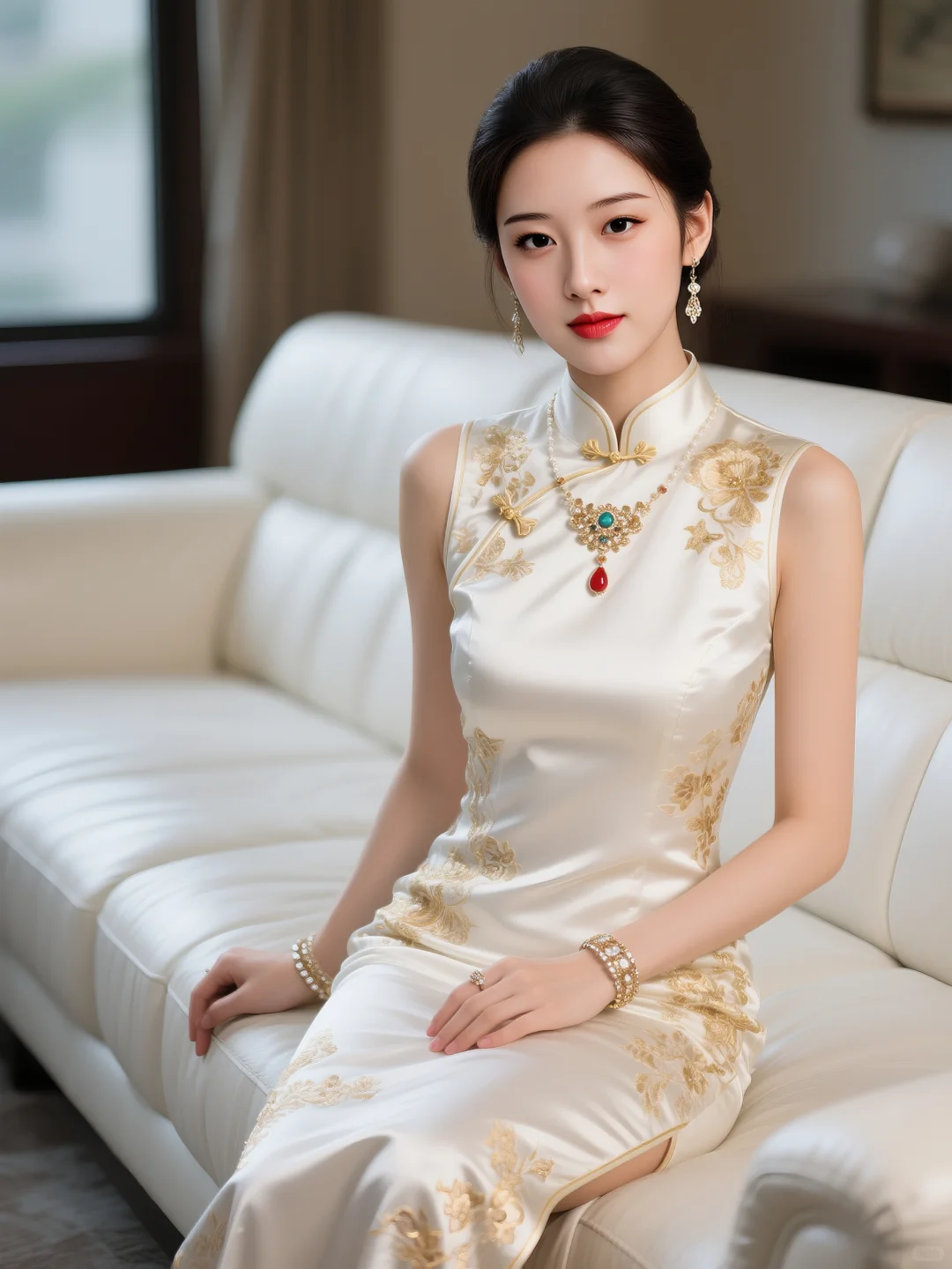 金绣穹律·白瓷纪元美女