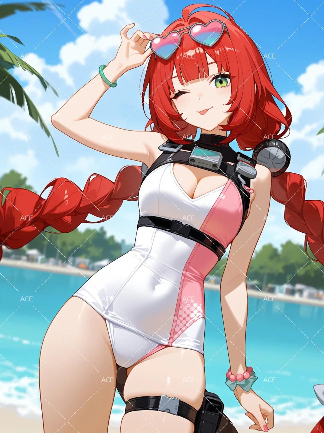 每日壁纸 浮波柚叶
