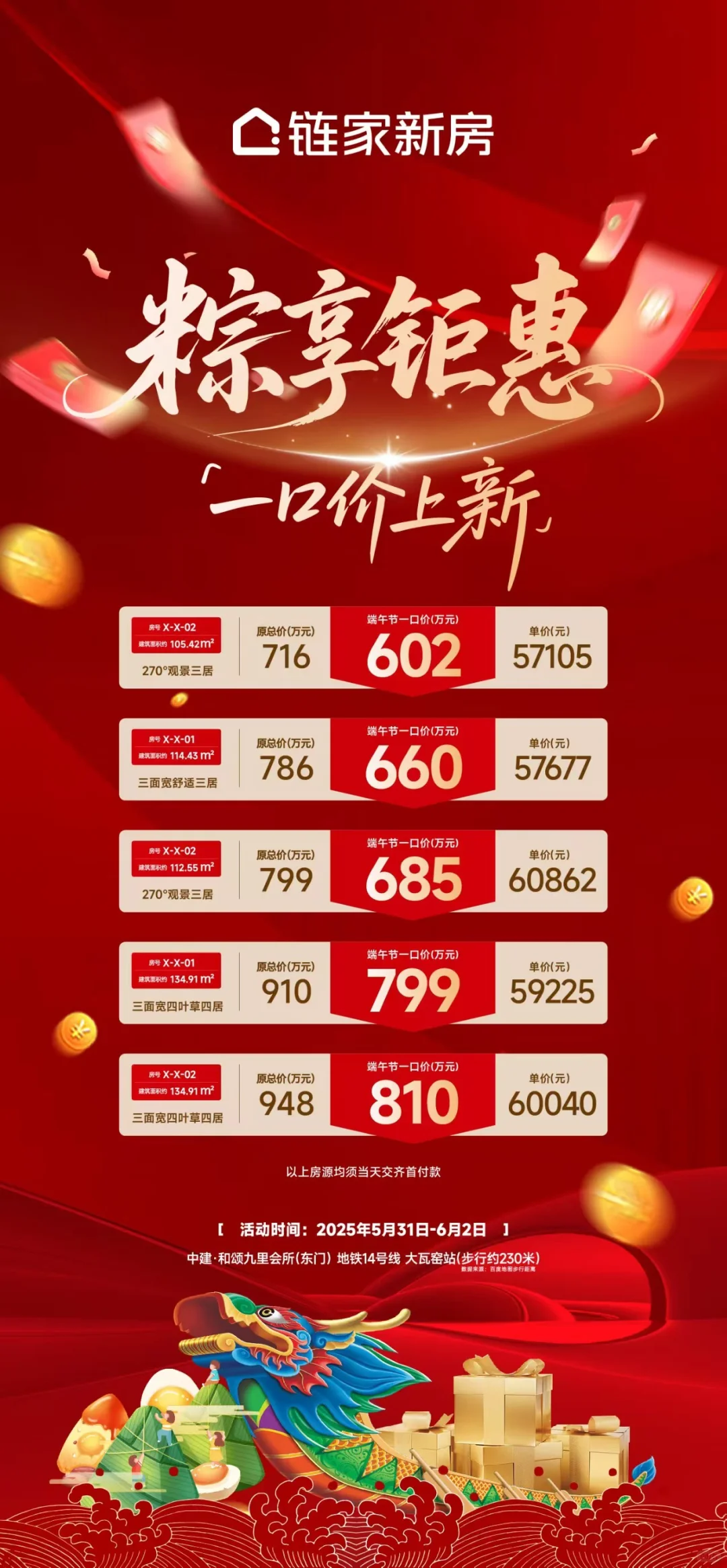 中建和颂九里🈶团购优惠！