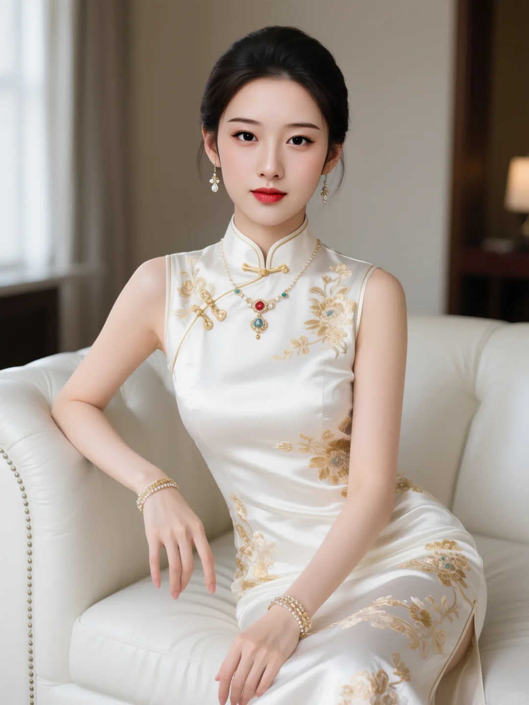 金绣穹律·白瓷纪元美女