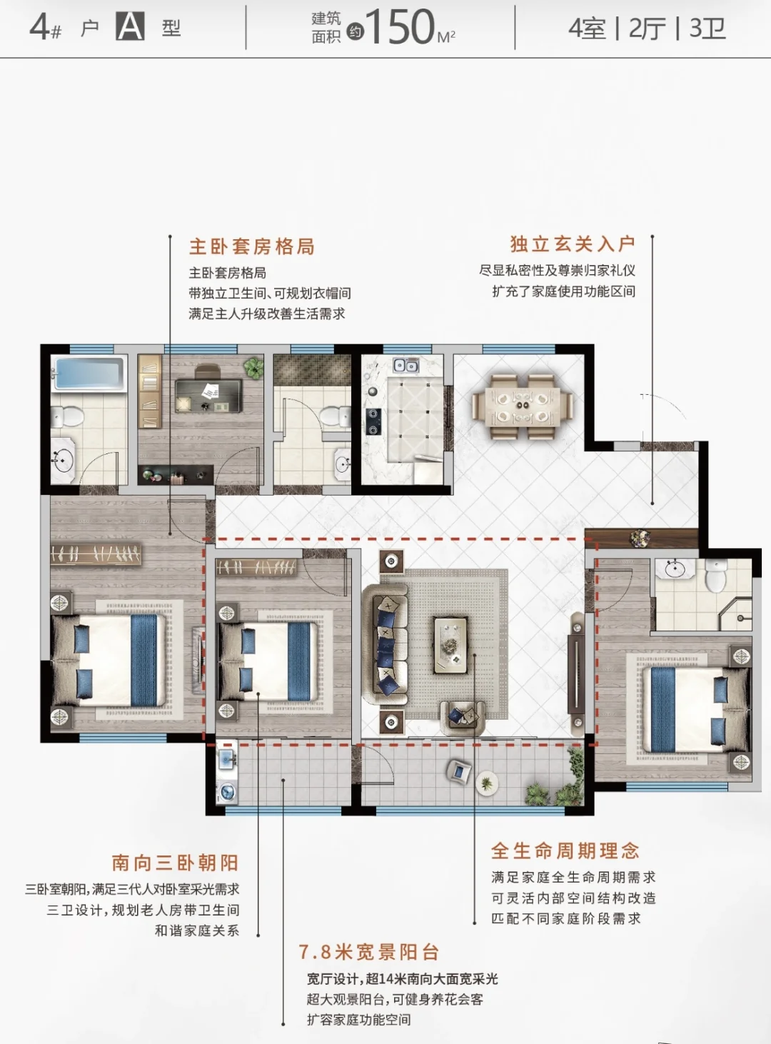 想问问洋房这个户型还行吗