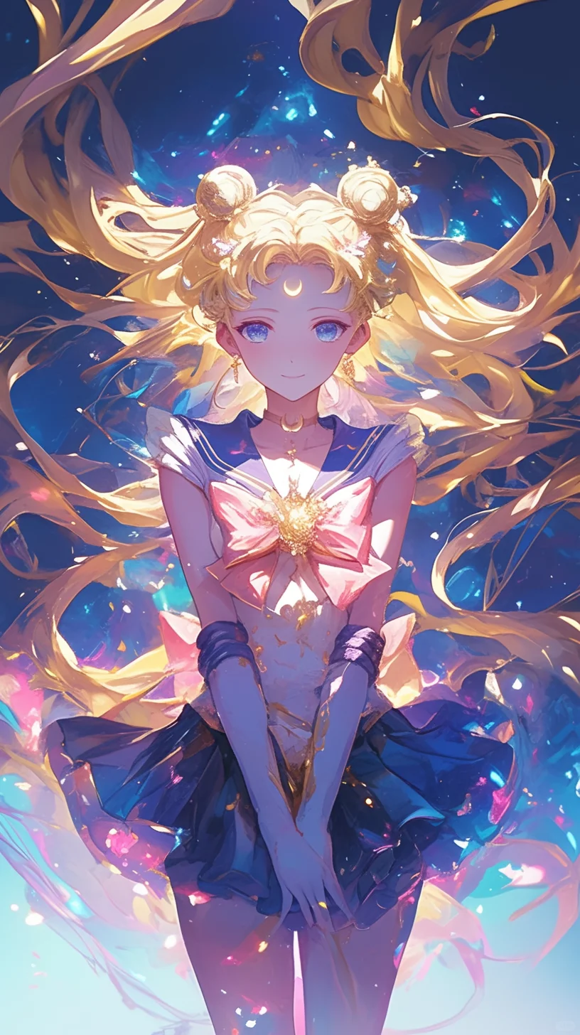 唯美壁纸🫧她好美🌙她说，要代表月亮消灭你