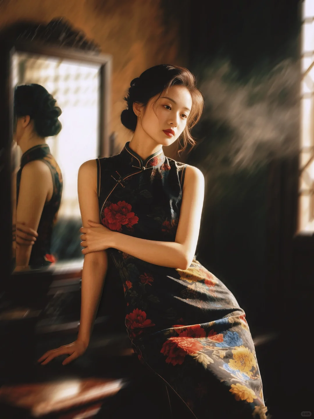 暗香浮动｜光影间游走的复古旗袍