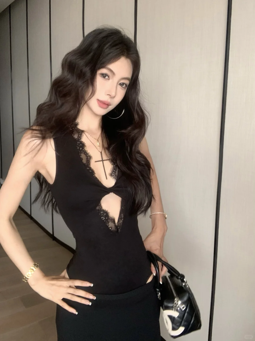 黑色蕾丝，纯欲性感并存❗️❗️
