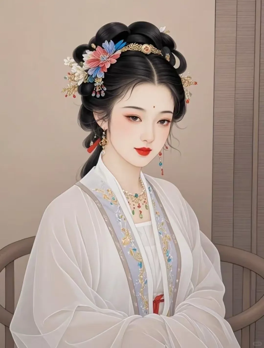 这才是中国的美人。