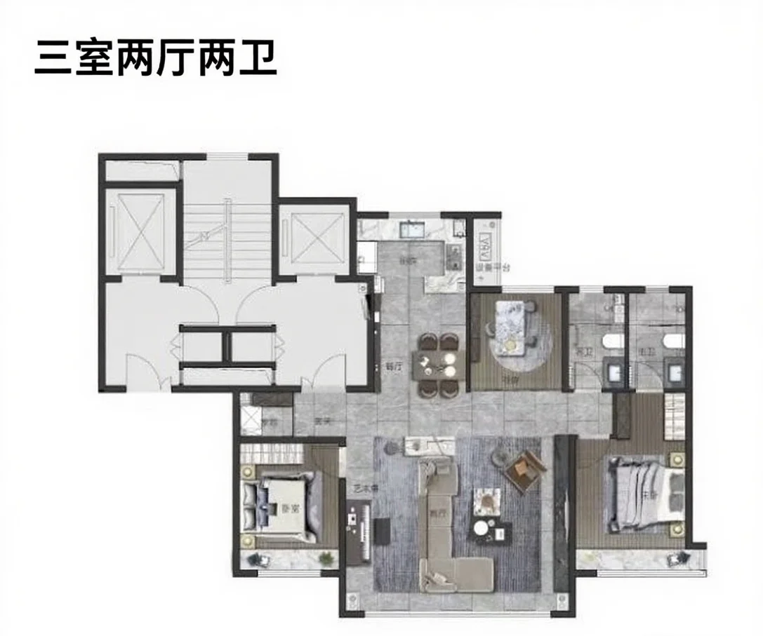 家人们谁懂啊！这户型绝了
