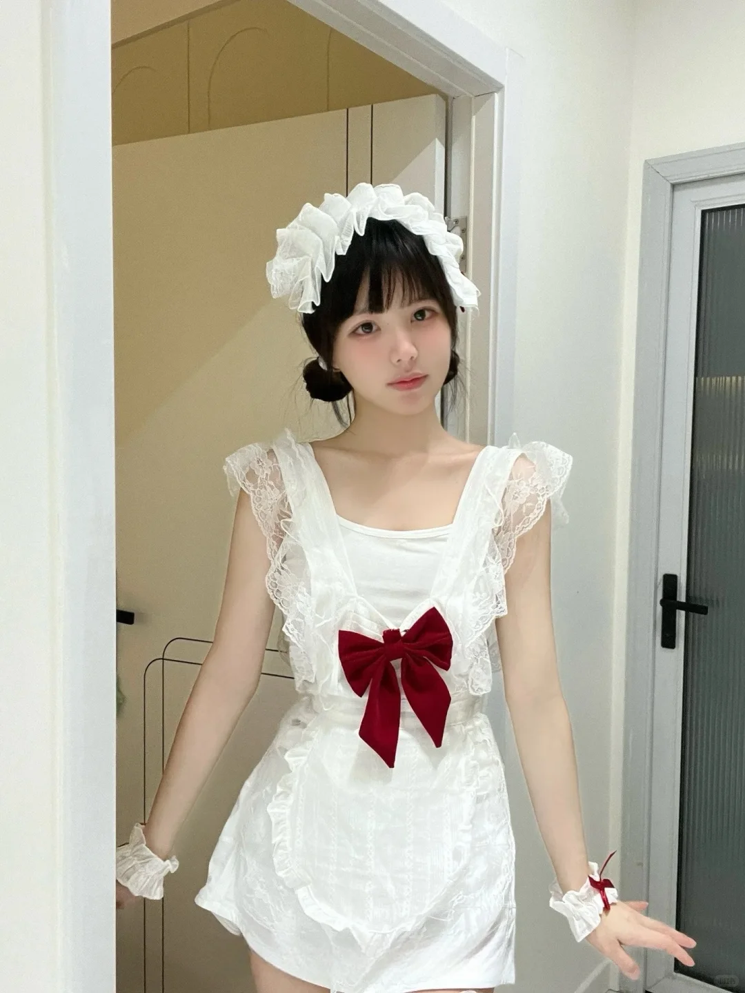 纯欲女仆装🆘 约会直接杀疯了