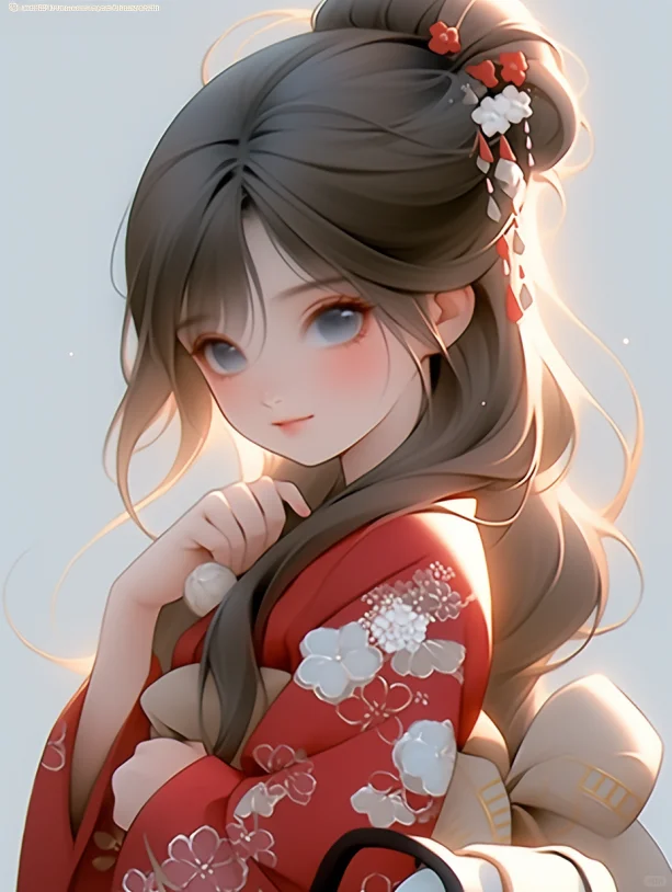 端庄美丽，娴静而高贵的古代美女。