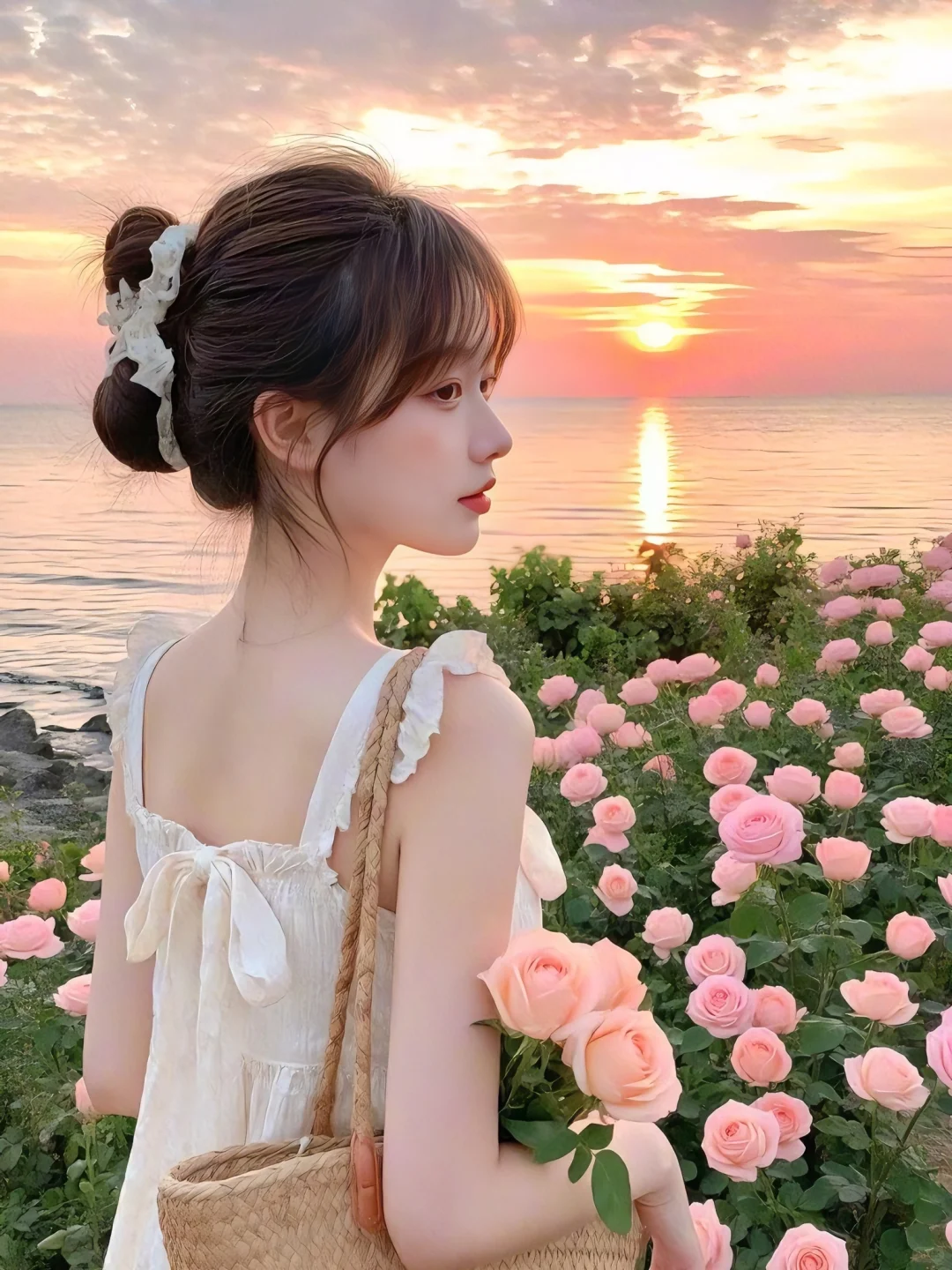 女生头像🌴氛围感背影自在逍遥女头