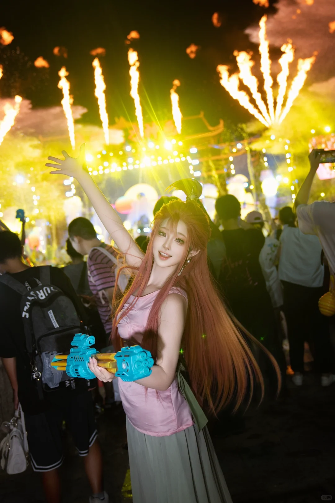 小龙女也上岸来过泼水节咯💧