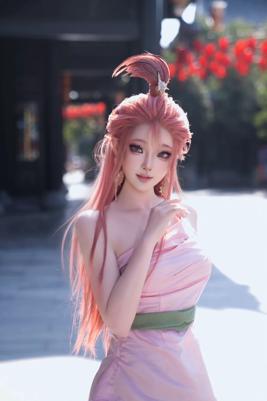 小龙女也上岸来过泼水节咯💧