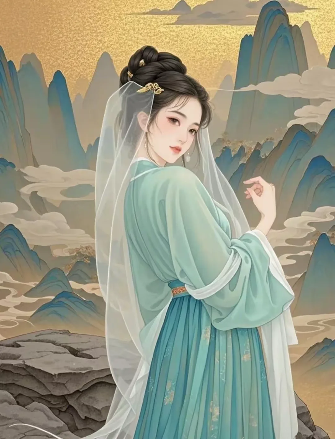 这才是中国的美人。