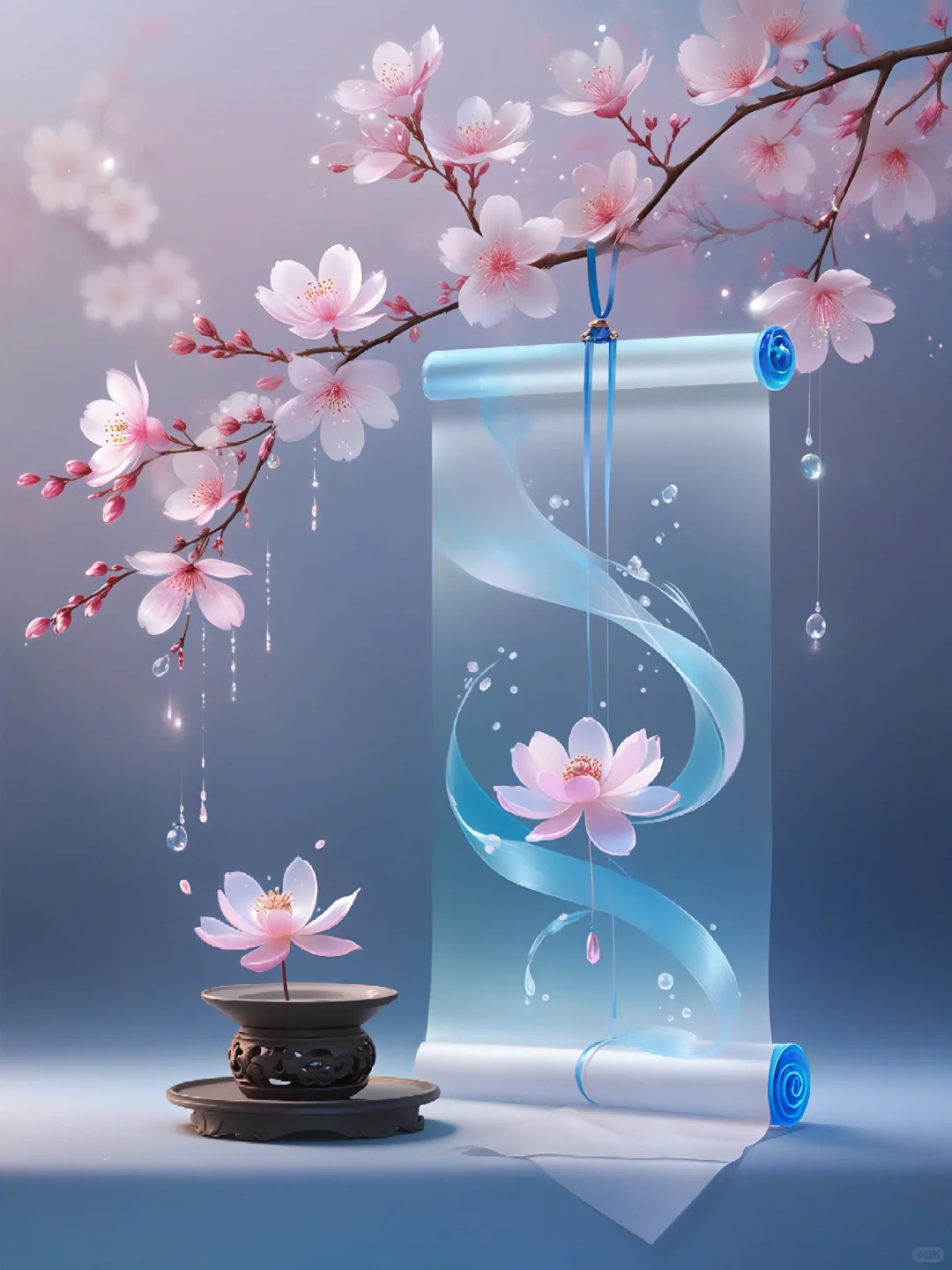 桃花浅深处，似匀深浅妆