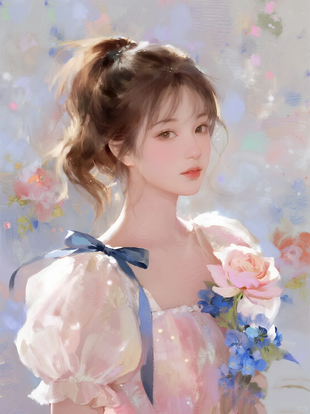 绝世美人，仙一般的存在～🌸🌸