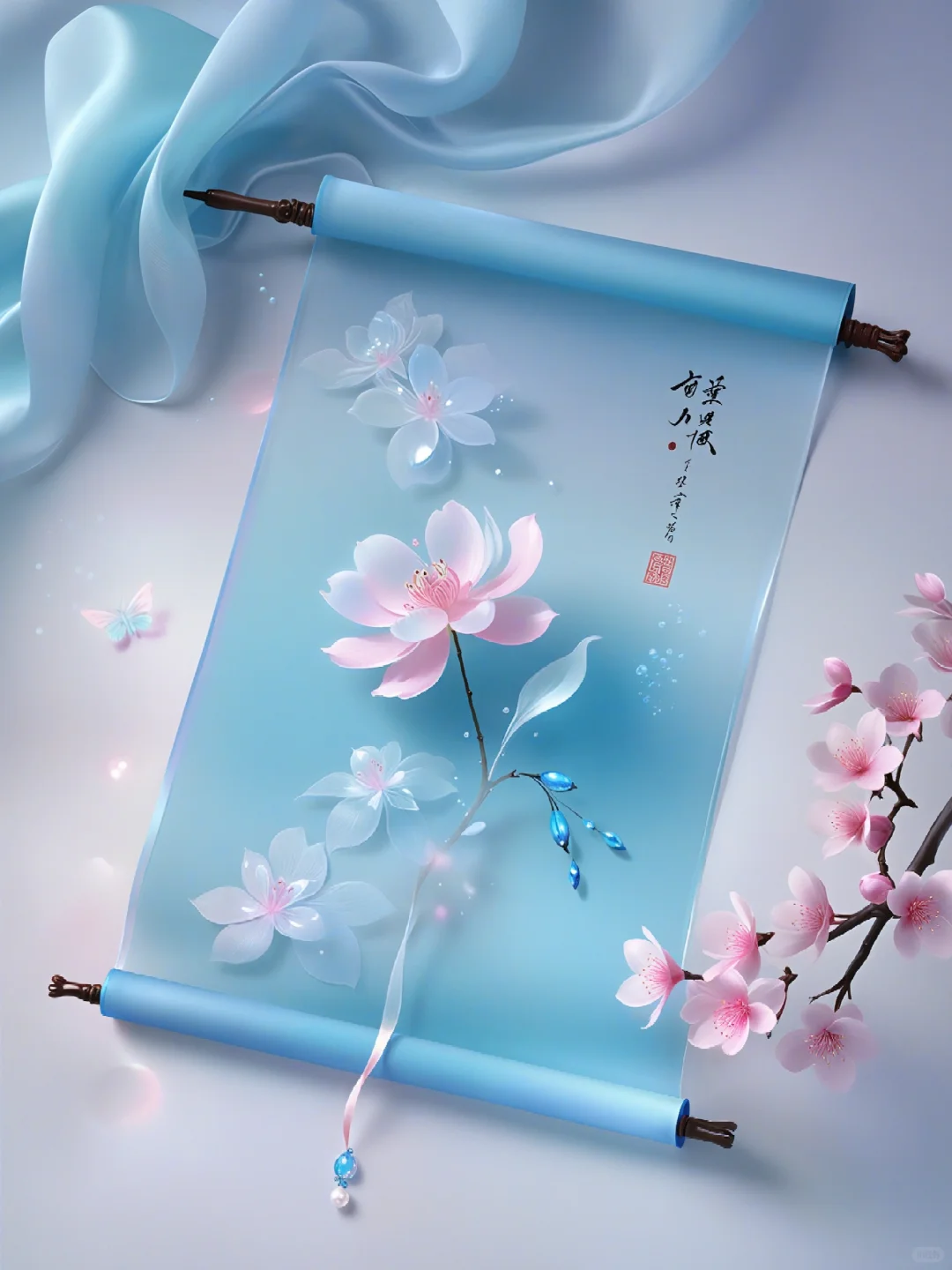 桃花浅深处，似匀深浅妆
