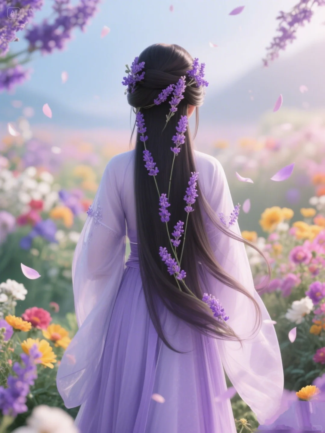 梦回千年 须尽欢～紫色系古风背影