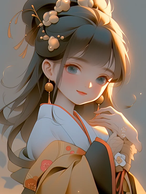 端庄美丽，娴静而高贵的古代美女。
