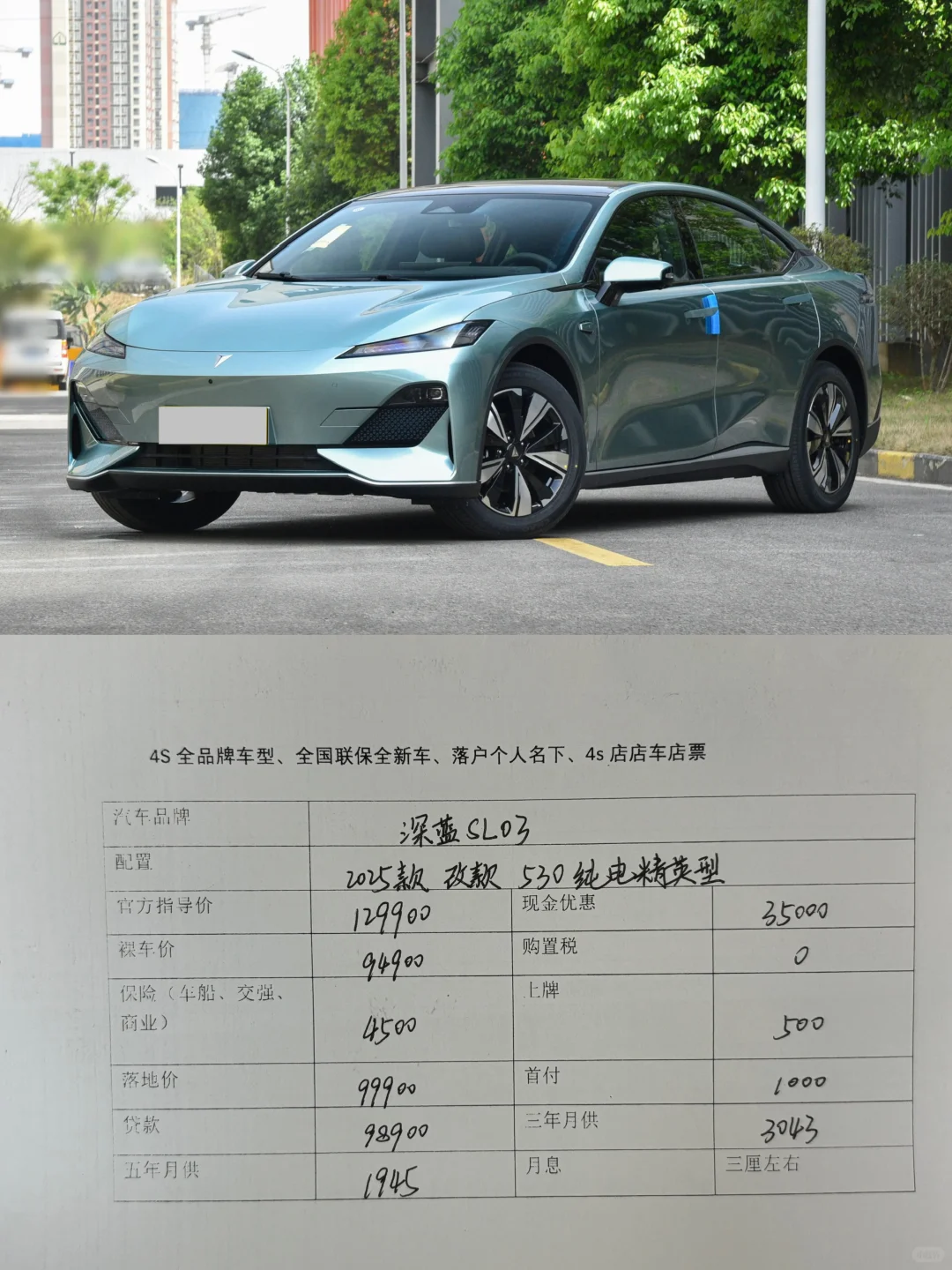 首付只有一千，能买什么车？