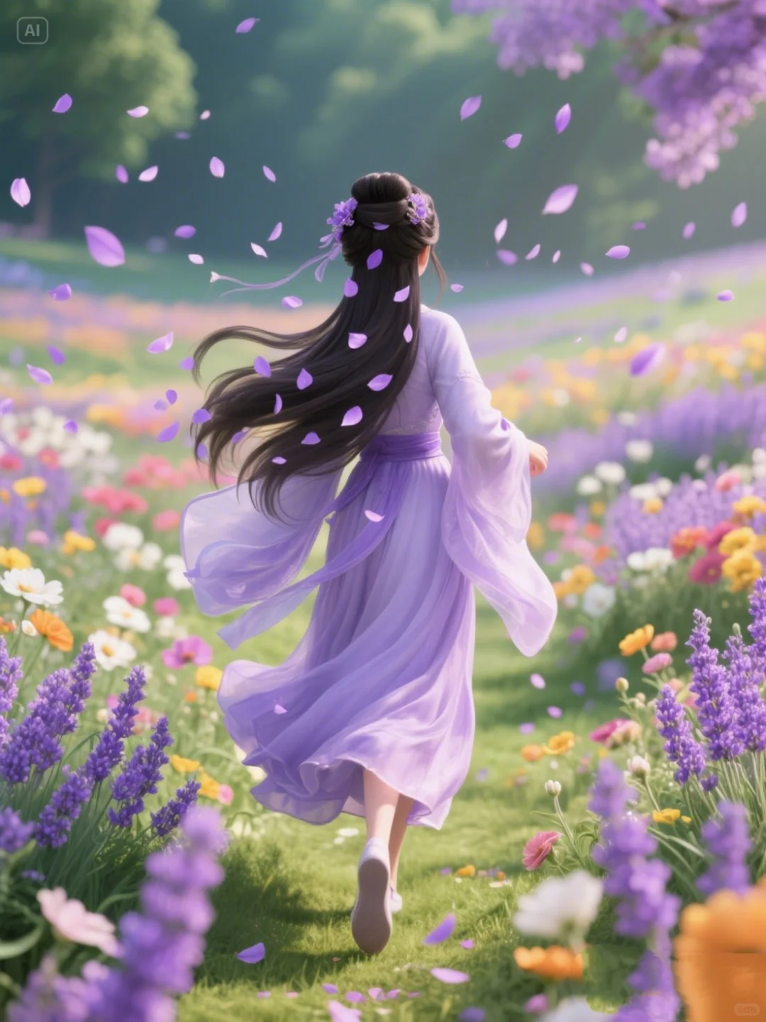 梦回千年 须尽欢～紫色系古风背影