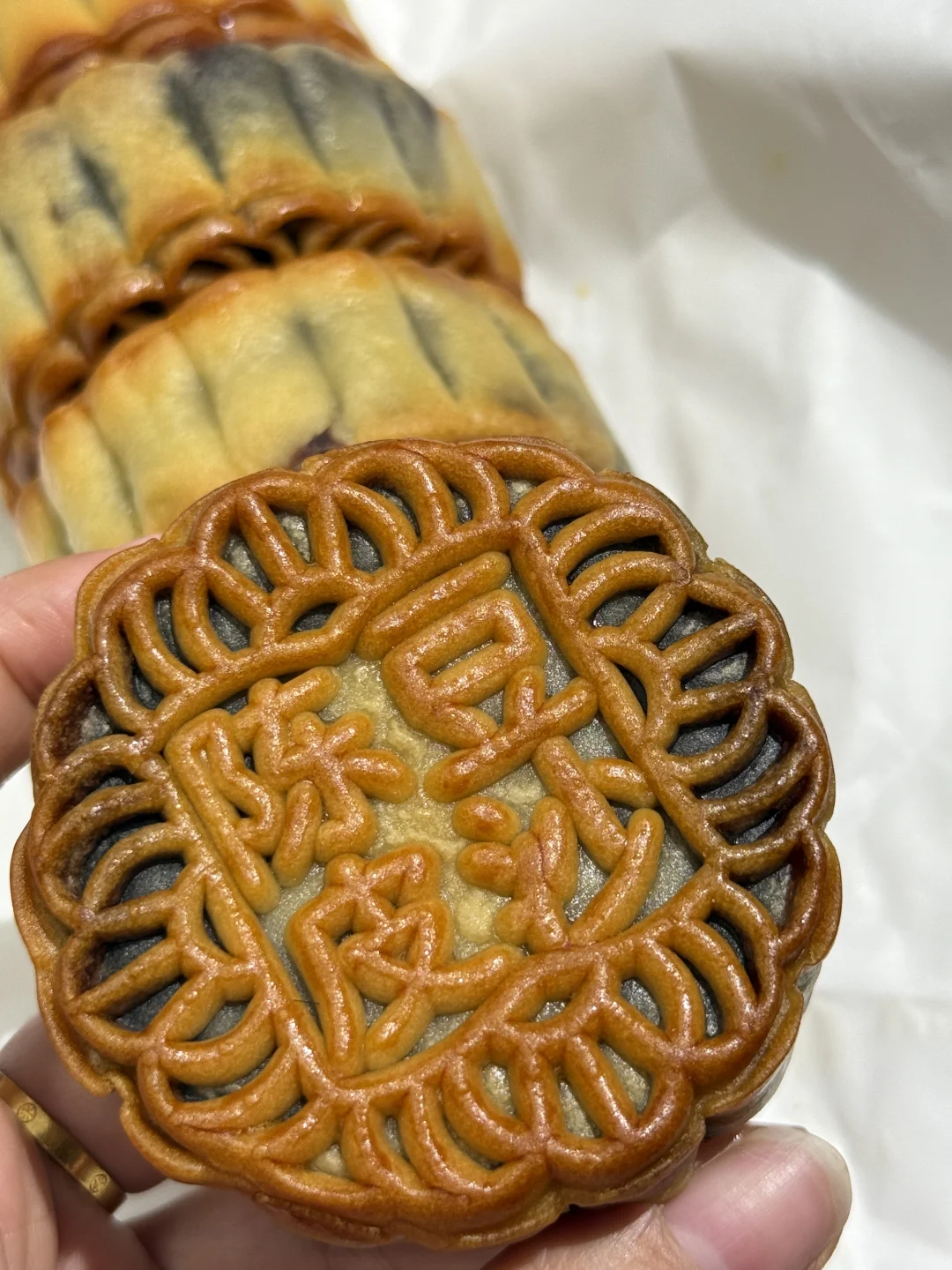 这这这个豆沙月饼也诱人了叭🥹🥹