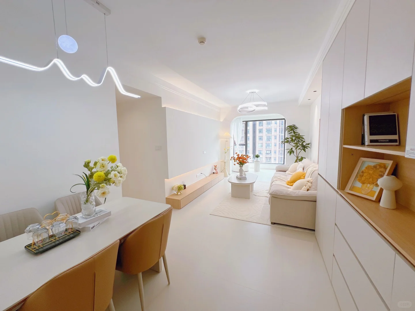 郑东新区住进了一个白月光的家🏠