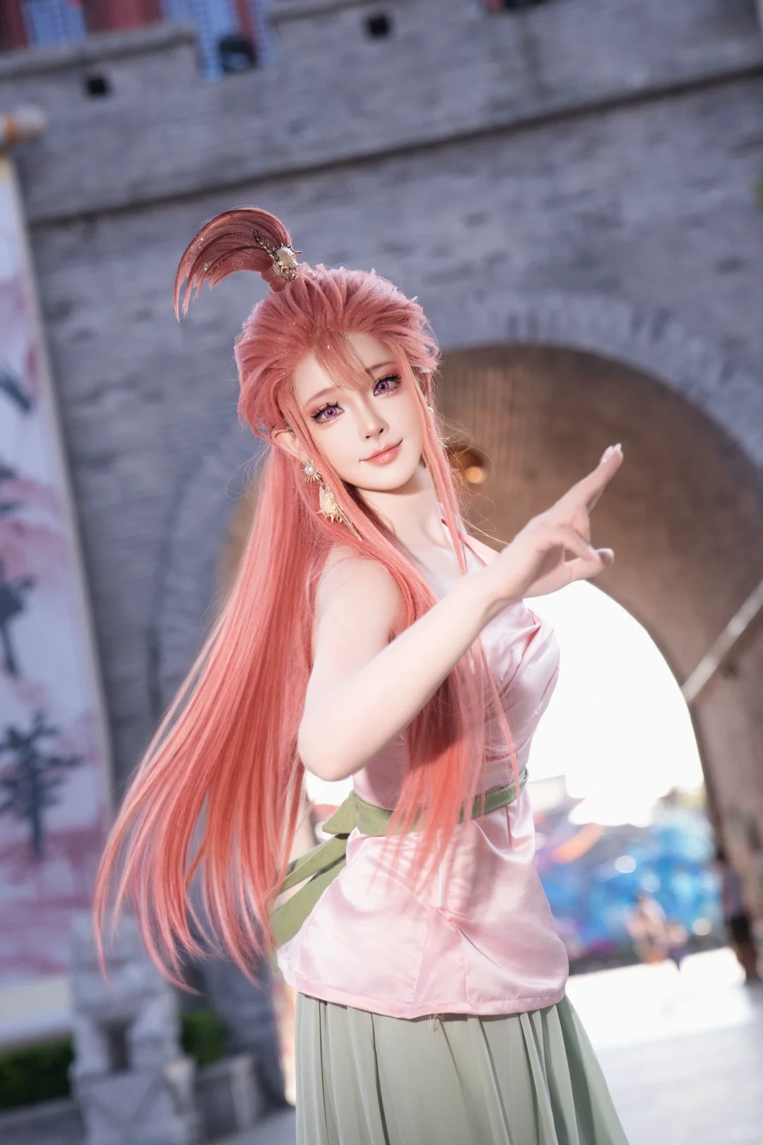 小龙女也上岸来过泼水节咯💧