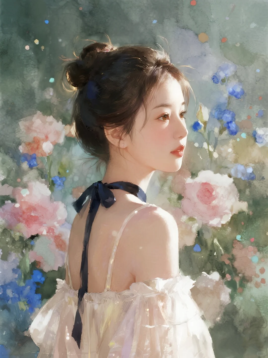 绝世美人，仙一般的存在～🌸🌸