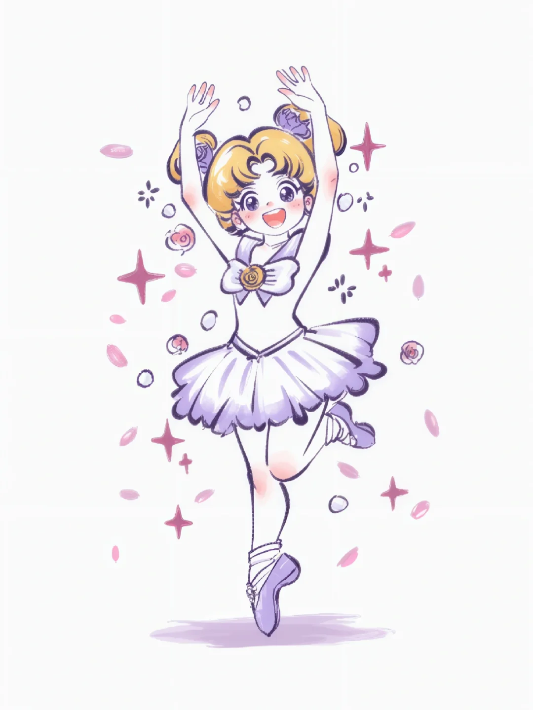 ✨美战粉粉芭蕾风，谁看了不心动💖