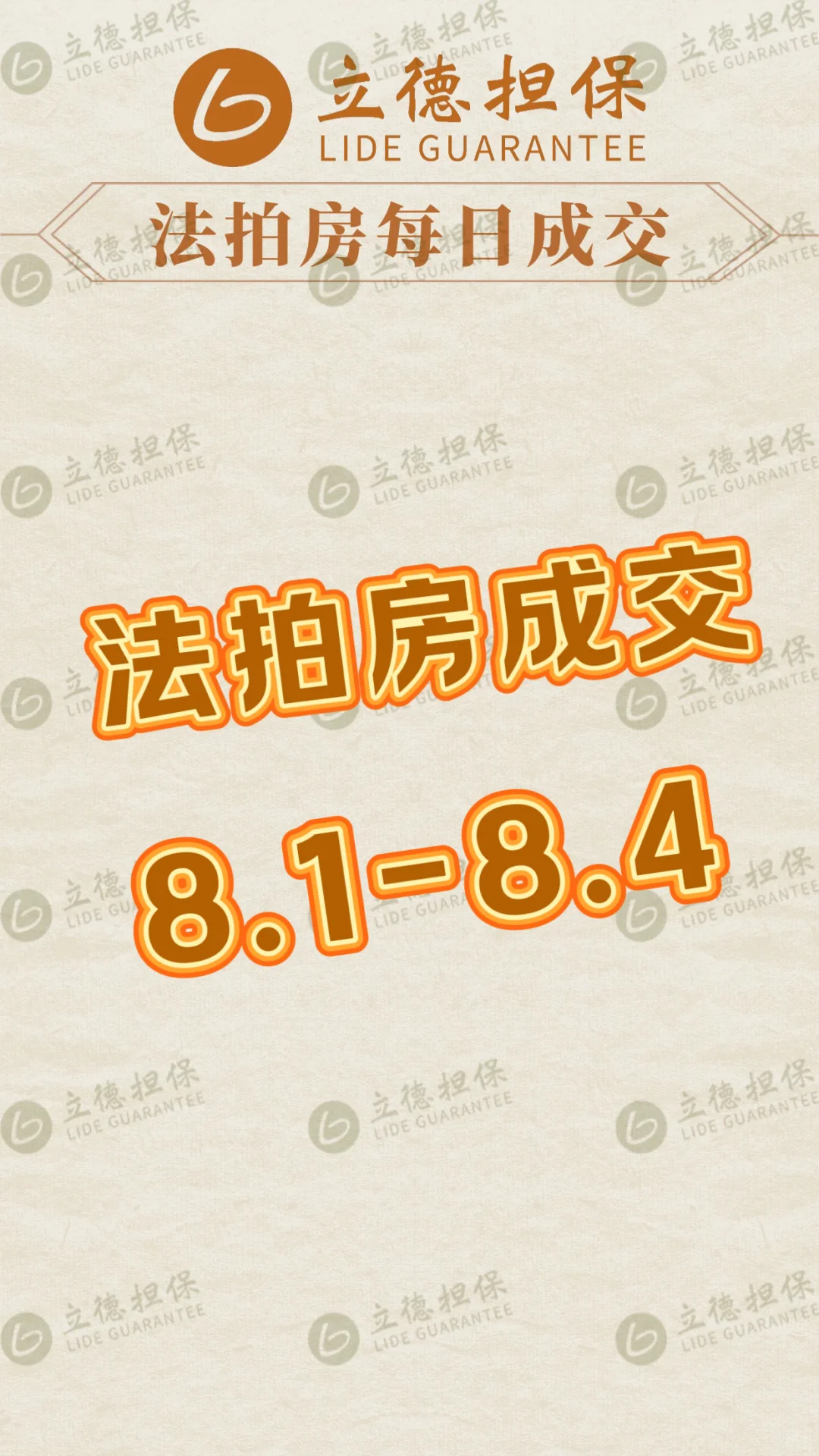 法拍房8.1-8.4成交🫱🏻‍🫲🏼