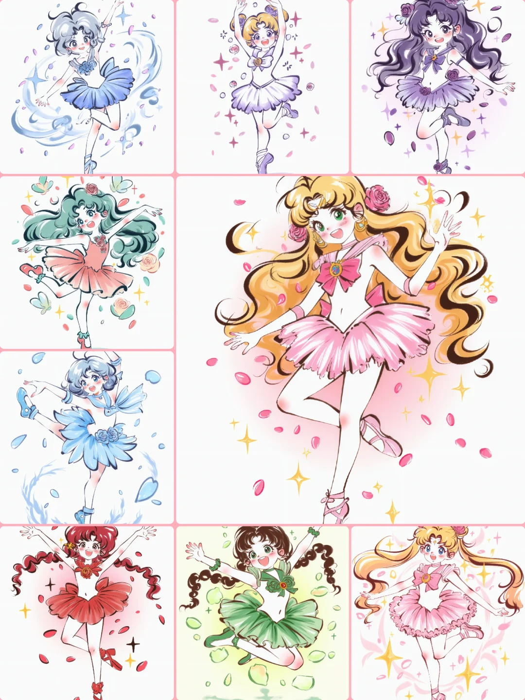 ✨美战粉粉芭蕾风，谁看了不心动💖
