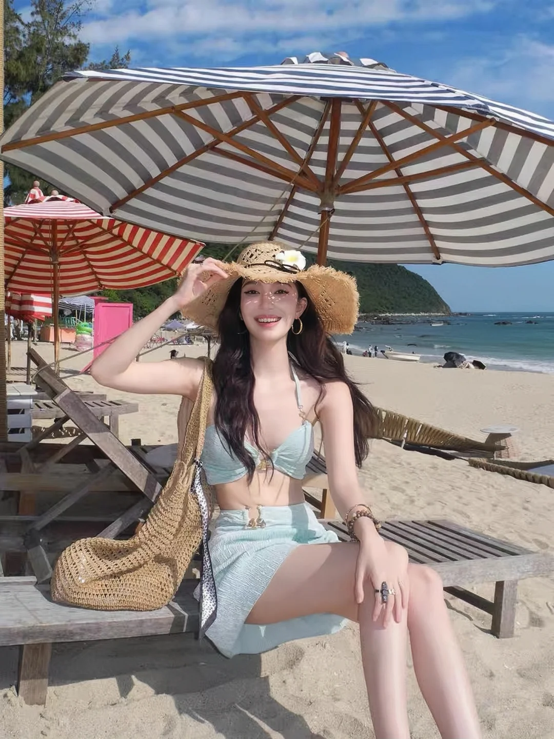 夏日海边穿搭｜氛围感比基尼美疯了