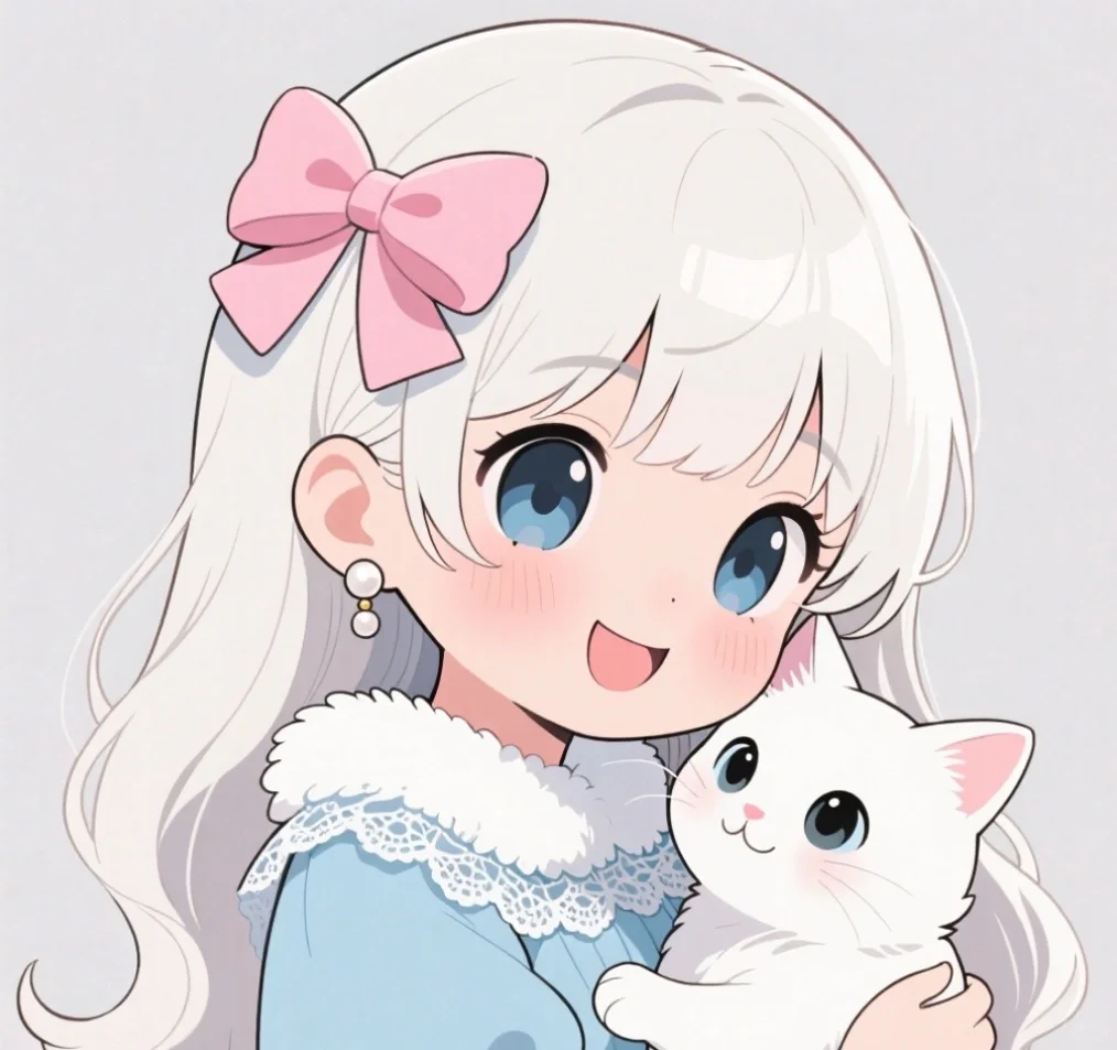 萌系猫咪与可爱小天使👼
