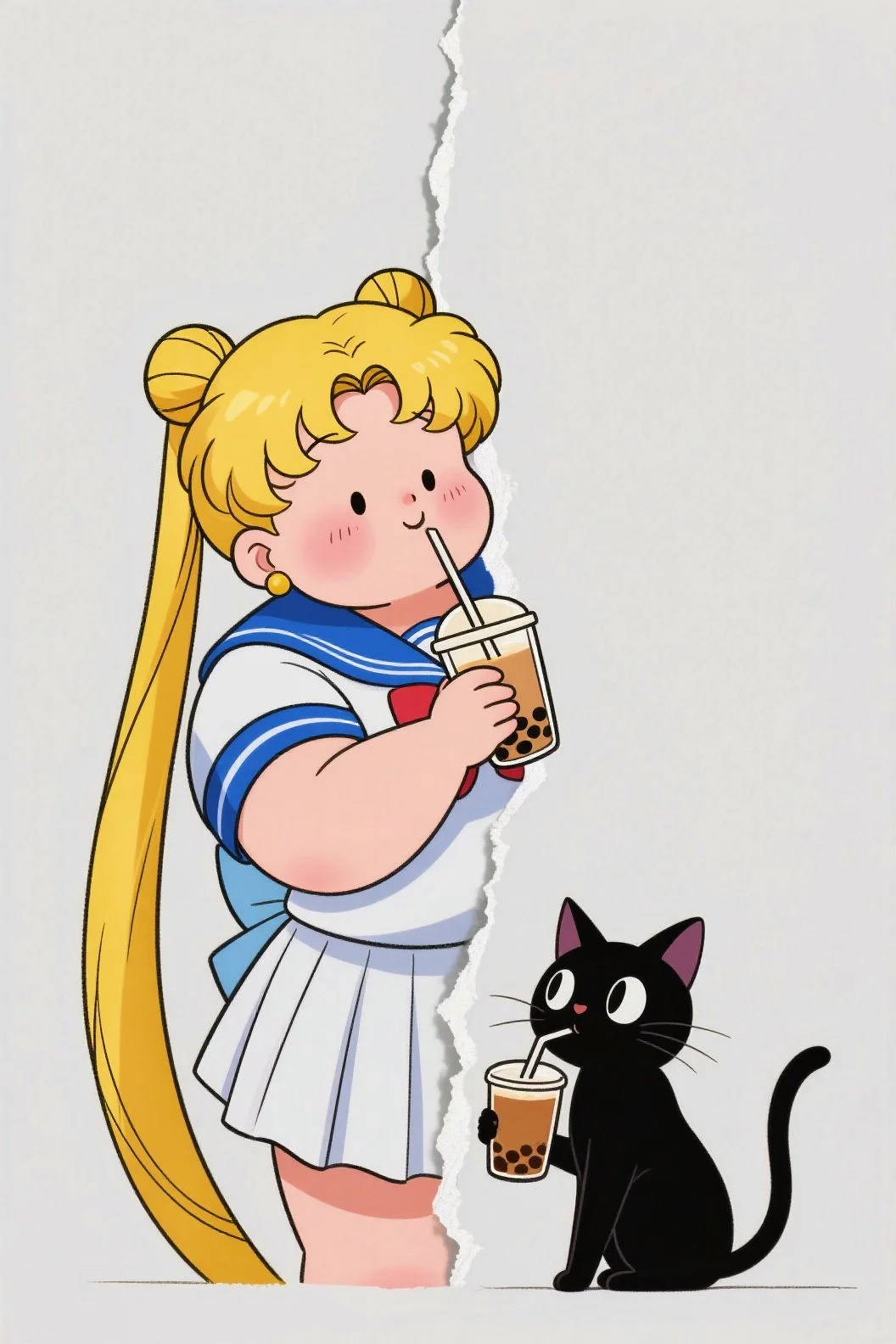被美少女和她的猫治愈了！手机壁纸