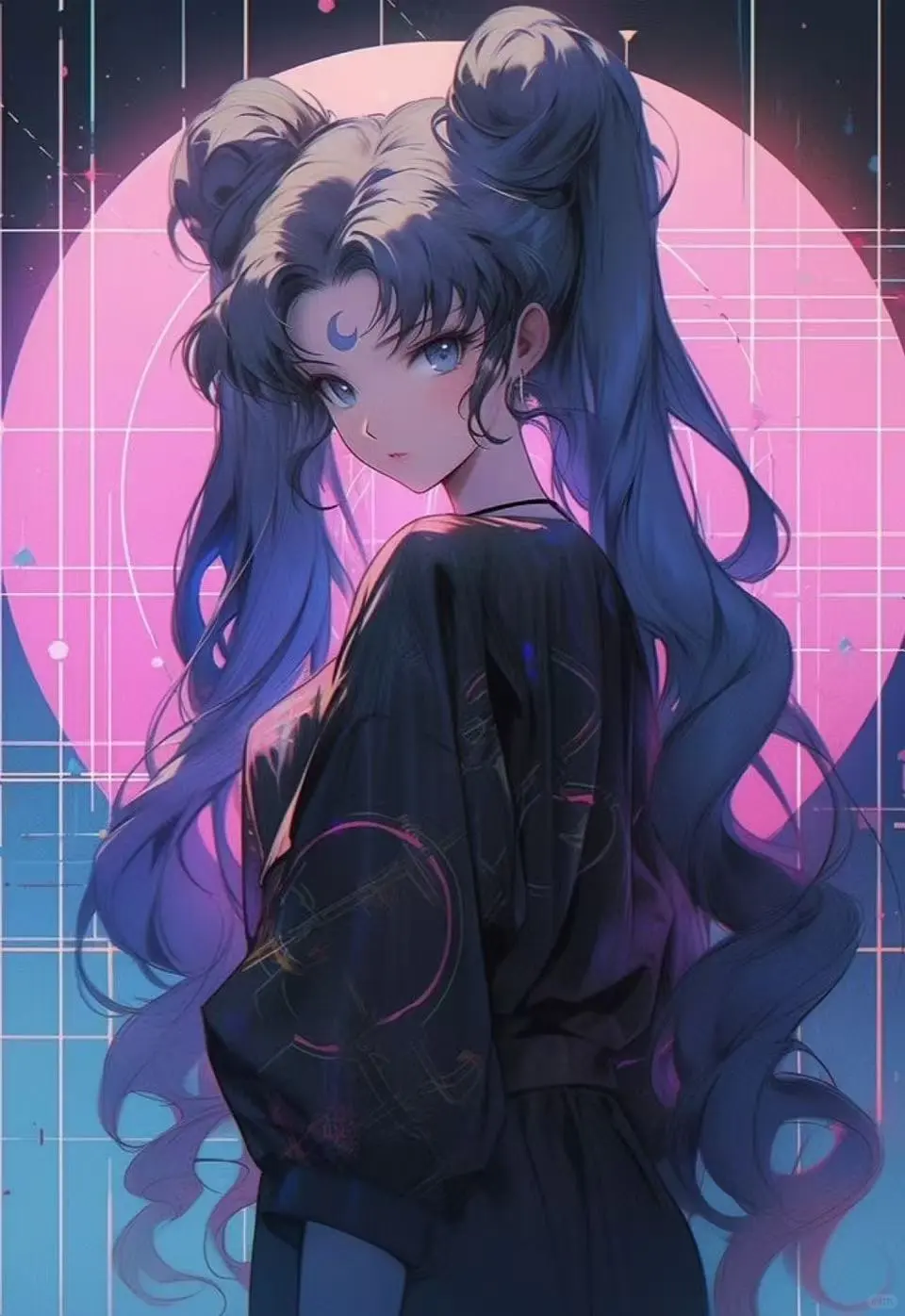暗黑系水兵月~好癫好美，拽我一脸！