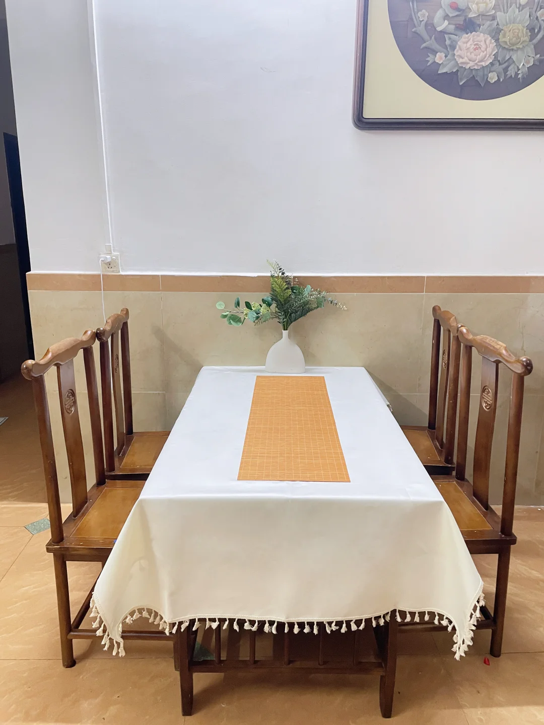 桌子丑，关我布置什么事⁉️40元改造餐桌